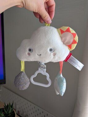 Skip Hop Silver Lining Cloud Jitter Stroller Baby Toy
